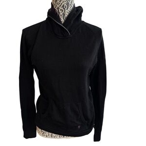 Smartwool Black Knit Hooded Sweater